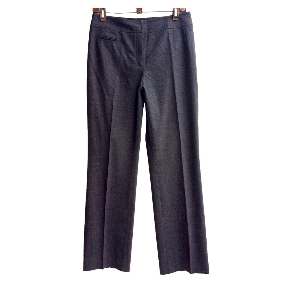Piazza Sempione grey wool stretch dress pants  IT 42 US 6